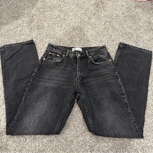 Zara black denim jeans